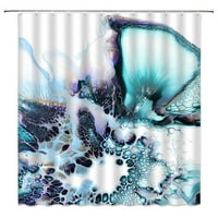 Sažetak Art Tuš zavese Šareno kreativno dizajn Kupatilo Dekor poliestera Tkanina Viseća krpa Zavjese