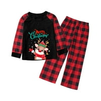 Bvgfsahne Sleep Božićne pidžame za djecu Plairani dječački dječaci 'pidžami organski pamuk božićni pidžami toddler
