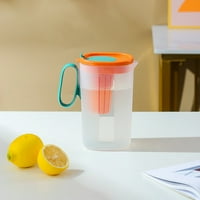 1550ml plastični bacač za ledeni čaj sa poklopcem i ručka otporna na toplinu vruće hladne vode karafe vode za vodu vrč za sokove pića za pića Piknike za piće
