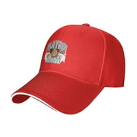 CEPTEN MENS & Womens Street Style jedinstveni otisak sa Playboi Carti logo Podesivi bejzbol šešir crveni