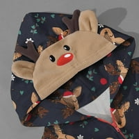 LisingTool pidžama za žene postavljena djeca Romper za božićnu porodicu koja odgovara pidžami slatka