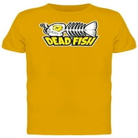 Cool Dead Fish Bone Doodle majica Muškarci -Mage by Shutterstock, muško 3x-velika
