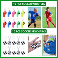 EastVita Soccer Party Favorti Set, Fudbalske torbe za djecu, zabava Favoring Fudbalske narukvice, privjesak, zvižduk, hemijska olovka, zabava