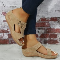 Eczipvz Cipele za žene Ženske sandale cipele Udobne hodanje sa klizanjem na ležerne ljetne cipele za
