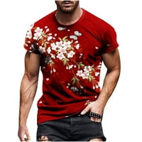Yuwull majice kratkih rukava za muškarce Ljeto Ležerne prilike Ležerne prilike za muškarce Okrugli izrez
