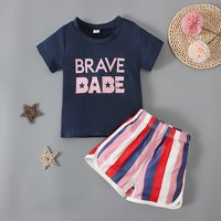 Djevojke nove odjeće Djevojke Djevojke Ljeto Postavljeno Neovisnosti Dan majica Tors Američka zastava
