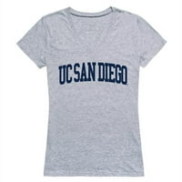 Republika 501-445-HGY - University of California San Diego Gameday Ženska majica, Heather Grey - Extra Legn