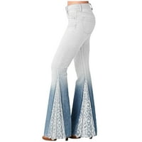 TOQOT Ženske traperice - ležerne ljetne traper hlače plavo veličine 8