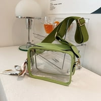 Vestine torbe za rame Žene Vodootporno čisti PVC Travel Crossbody Torba sa podesivim kaišem za djevojčice