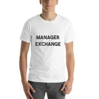 2xl menadžer razmjena Bold majica s kratkim rukavom pamučna majica po nedefiniranim poklonima