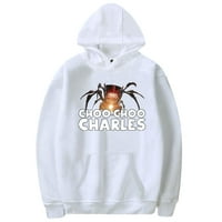 Choo-Choo Charles Game Merch Hoodies Spider logo Žene Muškarci Zimska kapuljača dugih rukava