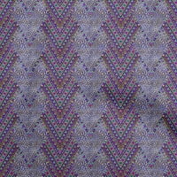 Onuone pamučni dres Royal Blue tkanina Afrički Aztech sa životinjskim kožom prekrivajući zalihe ispisa šivaće tkanine sa dvorištem širom
