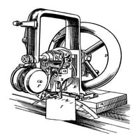 Šivaća mašina, 1846. Nelias Howe's Prva šivaća mašina za kojom je primio patent 10. septembra 1846.