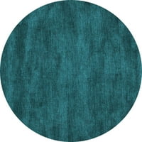 Ahgly Company u zatvorenom okruglom apstraktnoj svijetloj plavi prostirke savremene površine, 6 '