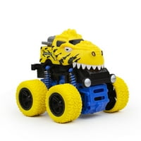 Oligey Dinosaur igračaka izvan ceste - realistični dinosaur figure za dječji poklon, žuti