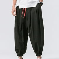Harem pantalone za muškarce plus veličine rastezljivih poteza Boho yoga casual bagegy bahat crotch pantalone dužine gležnja hlače