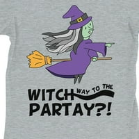 Vještica do Partye Womena siva majica