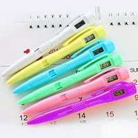Talus digitalni sat olovka lagani klip dizajn plastični elektronički digitalni sat za pisanje ljubičaste