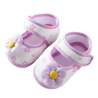 HUNPTA TODDLER Cipele za bebe Girls Mekani novorođenče Walkers cipele Šarene cvijeće Princeze Cipele