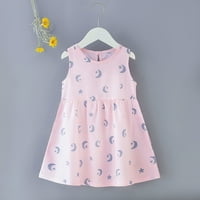 Safuny Girls Line haljina dječja klirenca za djecu cvjetno lijep odmor Princess Haljina bez rukava Comfy