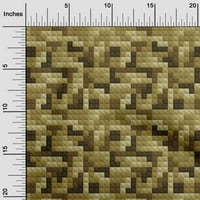 Onuone pamuk poplin maslina zelena tkanina geometrijsko oblikovanje prekrivajući zalihe ispisati šivanje
