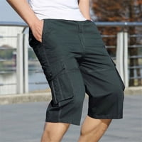 Hanas muški modni patentni zatvarač na otvorenom, labavi kratke hlače Sportske kratke hlače sa džepom