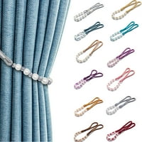 Visland akril biserni zavjesa kravata zavjesa, elegantne perle za zavjese za zavjese, ukrasne držače