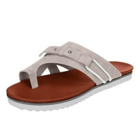 Fanxing ženske ortopedske klizne sandale na ravnim sandalima Flip Flop Thong sandale Ležerne ljetne