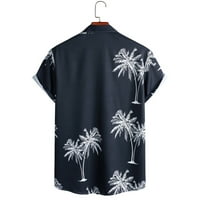 Floenr Muške majice, muški ljetni modni kratki rukav ležerni majice niz majice