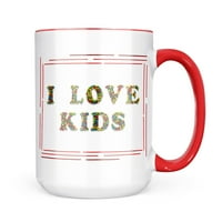 Neonblond I Love Kids PlayOom igračke kuglice Poklon poklon za ljubitelje čaja za kavu