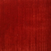 Ahgly Company u zatvorenom pravokutniku Savremeni crveni apstraktni prostirke, 4 '6 '