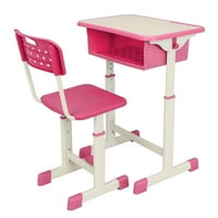 KTAXON visina podesiva dječji stol i set za stolicu, prostrana ladica za pohranu, knjižara, dječja interaktivna