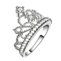 Personalizirani poklon nakit Micro asfaltirani cirkon prsten Personalizirani prsten za Valentinovo Pokloniv