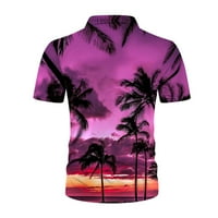 Muška košulja Grafički proljetni tropsko ljeto cvjetno plaža Dugme Down kratki rukav ljetni vrhovi