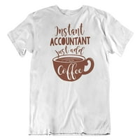 Napravite majicu Mark Design Actant knjigovođa za CPA, direktora računa i računovodstvene studente White