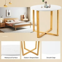 Konzultantski krajnji stol noćni ormarić za kavu Tabela table bambusova noga laka montaža