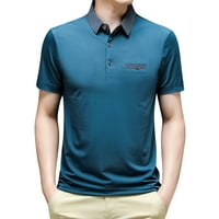 Polo T majice za muškarce Regular Fit Ležerne prilike Poslovna vlaga Polo majica Green XXXL