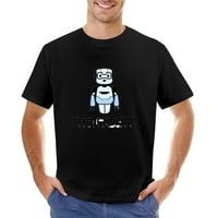 Kompleti za logotip robota Dizajn majica Vintage majica Muške pamučne klasične Crewneck kratki rukav Tees Unise bijeli 4xl