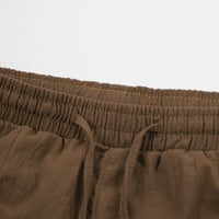 Dyfzdhu muške pantalone za gledanje sa crtežama čvrste pantalone
