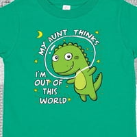 Inktastičnost Moja tetka Dinosaur poklon mališač majica ili majica mališana