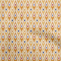 Onuone pamuk poplin twill žuta tkanina azijska Ikat quilting zalihe ispisa šivaće tkanine sa dvorištem