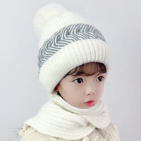 Zimska pletena šal morskog šalca Coif Winter Kid pletene šešire tople šešire