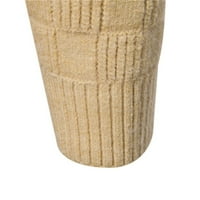 Yubnlvae muške zimske modne ležerne pletene vunene vunene turtleneck pune boje džemper na vrhu