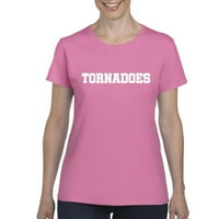 Arti - Ženska majica kratki rukav, do žena Veličina 3XL - Tornadoes