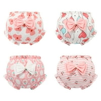 SNGXGN Baby Girls 'Bloomer Hratke za hlače za loptice za trening Multipking Girls Donje rublje, ružičasta,