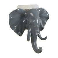 Giligiliso božićna čišćenje slonova glava samoljepljiva zidna zidna vješalica za vješalice za kuke za