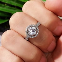 Nakit za žene Rings Diamond Phones Dame Prstenovi Dame Companion Prsteni prstenovi prstenovi Vintage prstenovi Klasične nakit Djevojke Dame Vjenčanje pokloni za nju