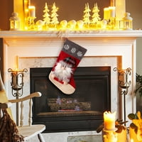 Božićni ukrasi ispod 5 dolara. Cleance, Božićna čarapa Božićni pokloni Božićni uzorak Old Man Božićni