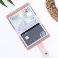Peyakidsaa Womenske kartice Slim PU kožnih ID kreditne kartice Držač džepnog torbica novčanik