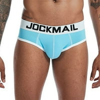 Muški pojas za jaknu Jockstrap Donje rublje Navijači Athletic mužjak Bikini Garniture 2xl nebo plavo